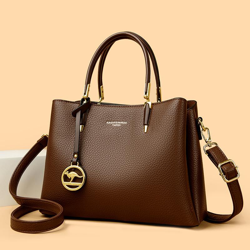 New Fashion Middle Aged Mother Bag Crossbody Bag Shoulder Bag Women Handbag Women