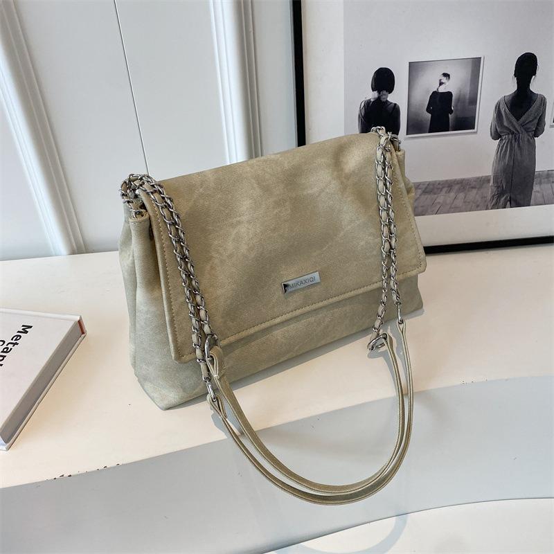 Casual Flip Chain Shoulder Bag Summer New Simple Large-capacity Bag Trendy Versatile Messenger Bag