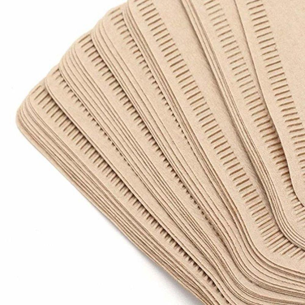 Wooden Strainer Sheet Unbleached Coffee Maker Accessories Eco-friendly Filter Bag Coffee Filter Filter Paper Hand Drip Paper