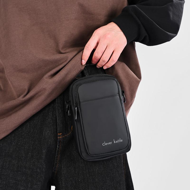 Herren Umhängetasche Mehrere Fächer Handytasche