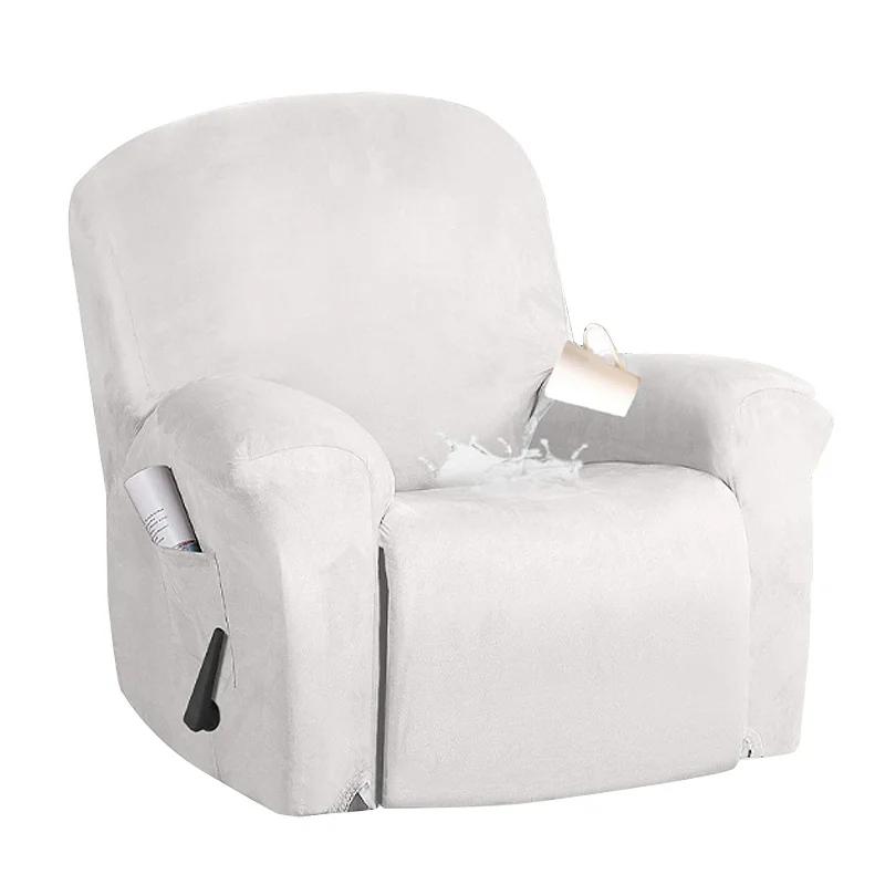 1 2 3 Seater Water Repellent Recliner Sofa Cover Elastic Spandex Relax  Chair Cover for Living Room Armchair Sofa Covers