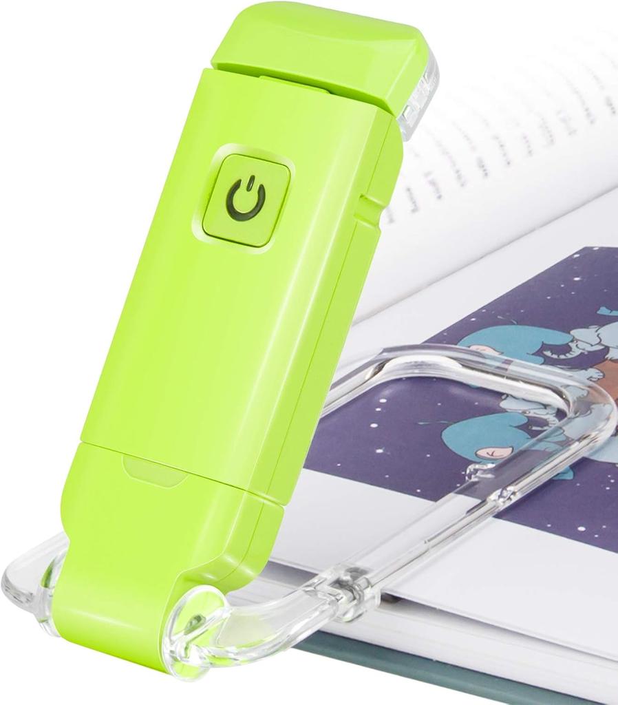 Mini Light Reading Clip Light LED Small Night Light USB Charging Adjustable Brightness Eye Protection Portable