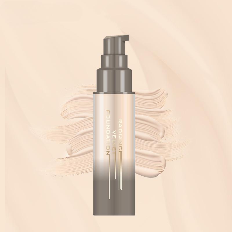 Liquid Foundation, 24-hour Full Coverage Matte Finish Seamless Coverage Long-lasting, Streak-free Concealer For Combination And Oily Skin