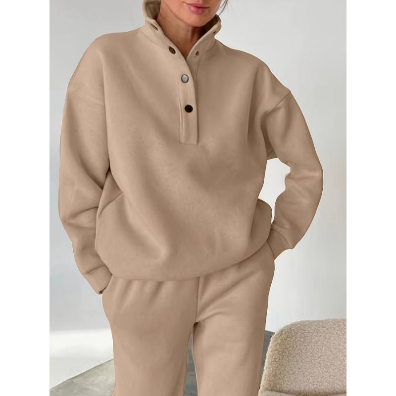 European and American Fashion Hoodie Sets - Autumn and Winter Women's Clothing