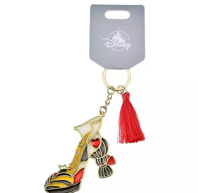 

Disney Queen of Heart Stained Glass Style High Heel Keychain DISNEY VILLAINS NEW