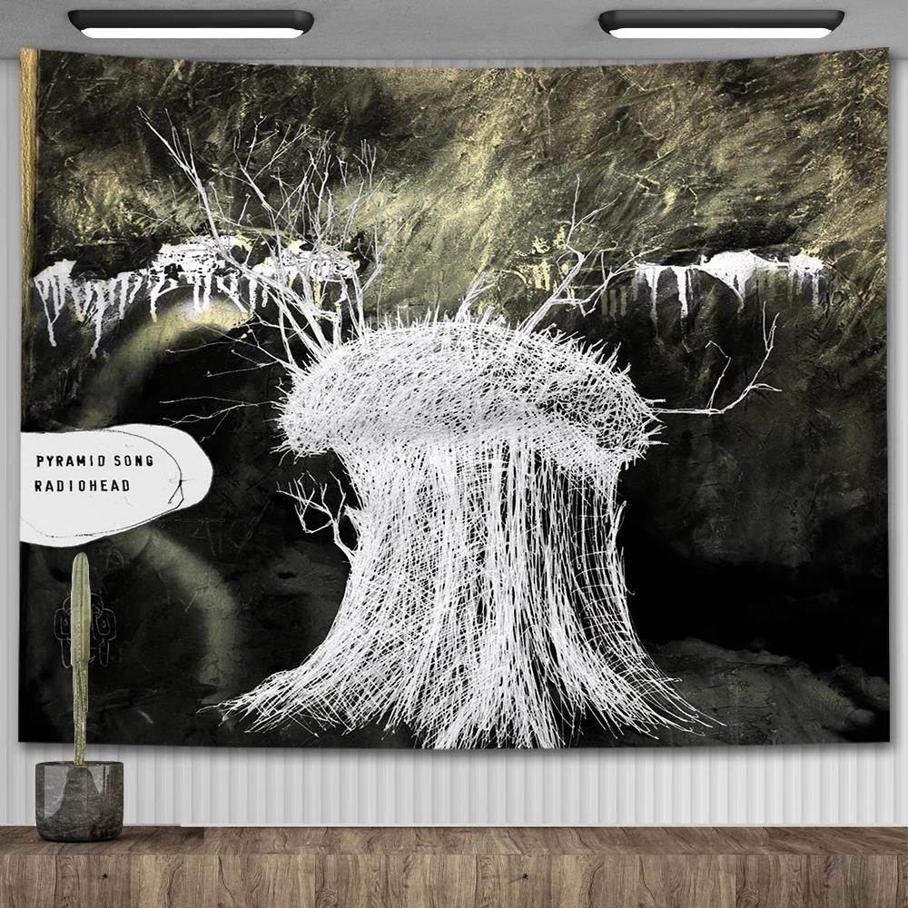 VIKAMA Artistic Style Tapestry Colorful Pattern Decorative Tapestry Wall Decorative Tapestry For Bedroom And Living Room