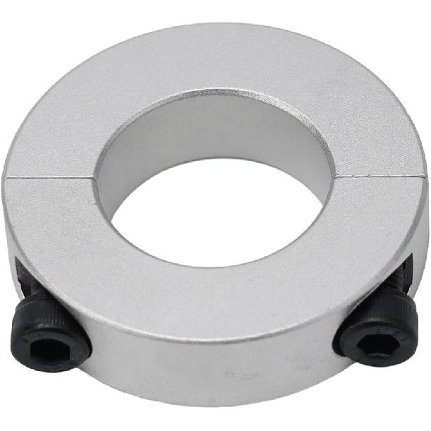 Double Split Shaft Collar, Double Split Clamp On Shaft Collar for 45mm 50mm 55mm 60mm Shafts(55mm)