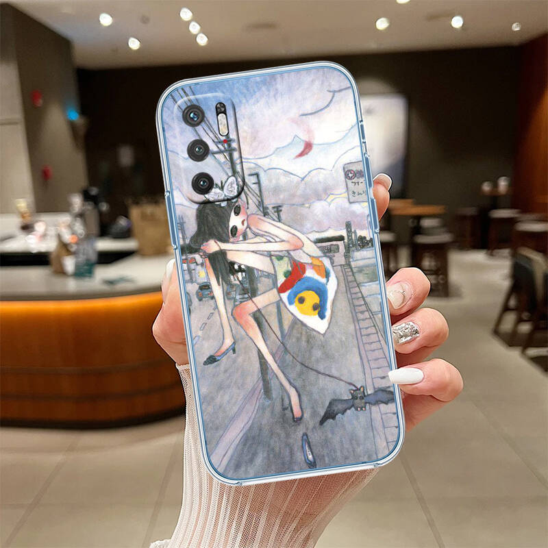 Aya Takano Case for Motorola E7 E22 E20 E13 E15 E22S E30 E40 G10 G20 G04 G22 G23 G05 G75 G35 G55 G6 G7 G8 G9 Plus Power Play