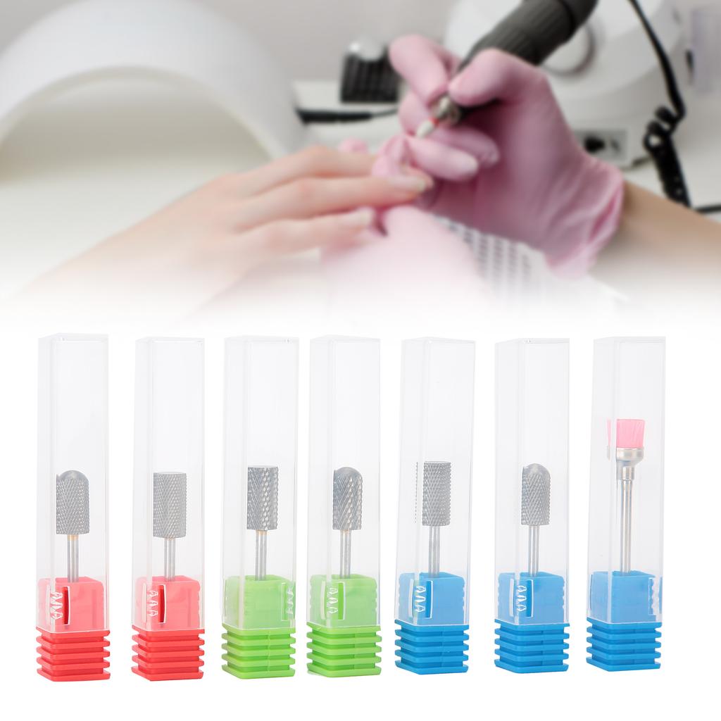 Tungsten Steel Nail Drill Bit Manicure Nail Bits Set for Electric Drill Manicure Machine