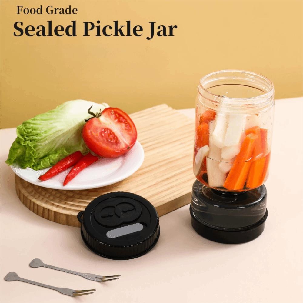 Leakproof Pickle Olive Container Perforated Vegetable Dehydrator Jar  Pickled Cucumber