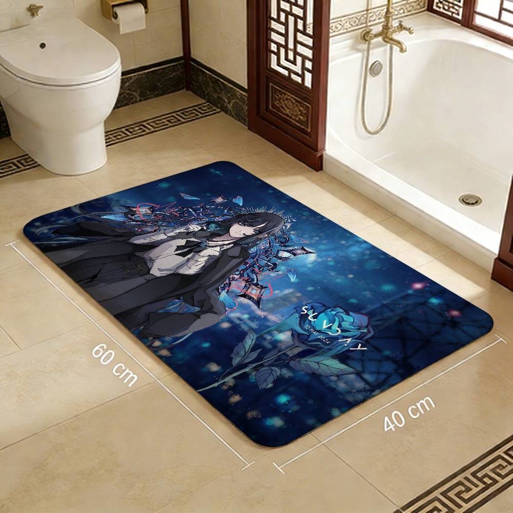 Ado Japanese Singer Bathroom Mat Kids Room Bedroom Decoration Balcony Anti-Slip Doormat Living Room Welcome Rug