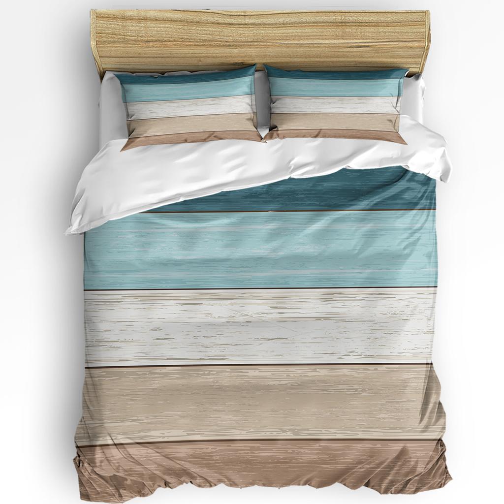 Vintage Farm Barn Grain 3pcs Bedding Set For Double Bed Home Textile Duvet Cover Quilt Cover Pillowcase