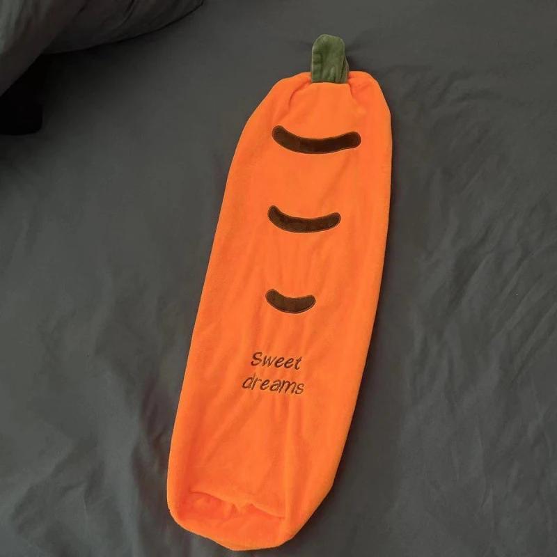 Cylindrical Pillowcase Cute Fruits Soft Long Pillow Case Neck Bolster Cushion Cover Sofa Backrest Home Decor Waist Cushion Cover