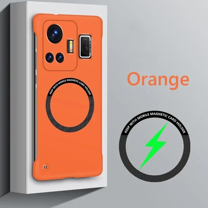 Bezrámečkový magnetický pro Magsafe tenký kryt pro Realme GT Neo 5 Neo5 240W 5G bezdrátové nabíjení tvrdý zadní kryt