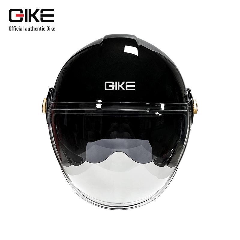 Men's Retro Motorcycle Helmet, 3C Certified, All-Season, Autumn/Winter, Half Helmet for Electric Vehicles