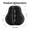 Shock Absorbing Motorcycle Seat Cushion Electric Scooter Seat Pad Soft Quick Drying Heat Ulation Seat Cover