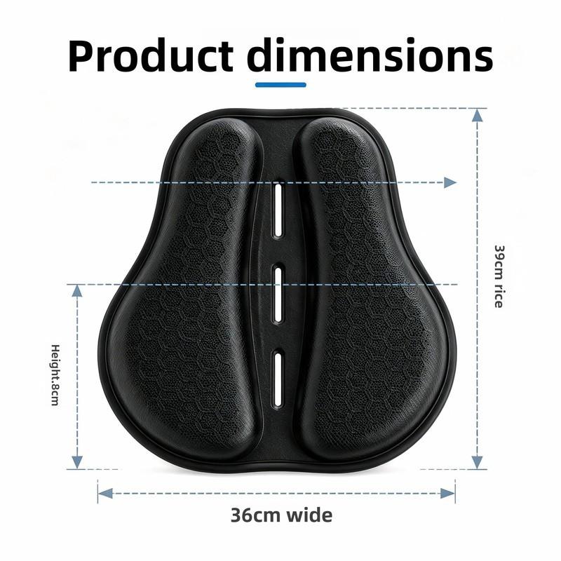 Shock Absorbing Motorcycle Seat Cushion Electric Scooter Seat Pad Soft Quick Drying Heat Ulation Seat Cover
