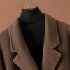 SIBASHE Women's 2025 Winter Loose Fit Double-Faced Wool Coat