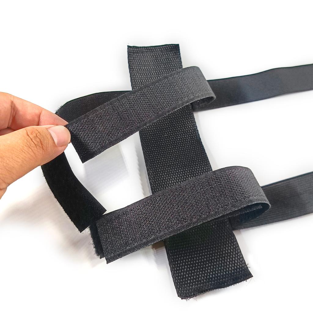 Car Trunk Extinguisher Elastic Storage Bag Fixed Strap Tapes Organizer Adjustable for Auto Interior Back Fixing Bag