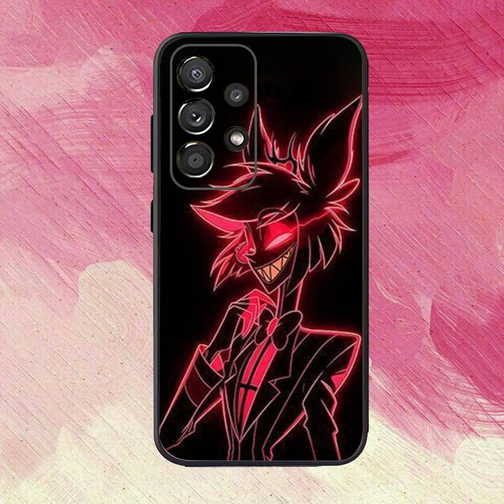 H-Hazbin H-Hotel A-Alastor Phone Case For Samsung S25,S24,S21,S22,S23,S30,Ultra,S20,Plus,Fe,Soft Silicone Black Cover