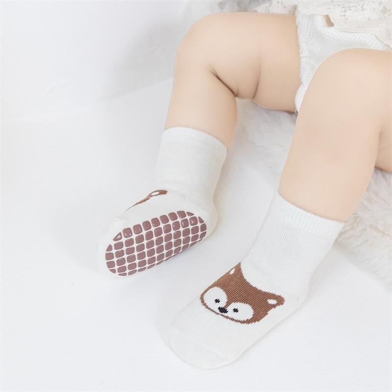 Baby Cute and Fun Anti Slip Floor Socks Four Seasons Children Cotton Soft Short Sock Cartoon Baby Straight Unisex Toddler Socks