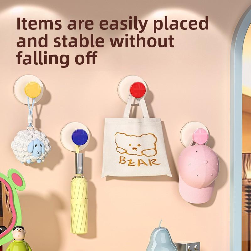 Strong Load-bearing Adhesive No-punch Dopamine Suction Cup Hooks