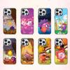 Cute G-Gogoriki K-Kikoriki Phone Case For iPhone17,16,15,14,13,12,11 Plus,Pro Max Colored Silver Plated Inside Cover