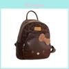 Hello Kitty Leopard Print Cat Backpack With Waterproof Pu Material For Daily Use