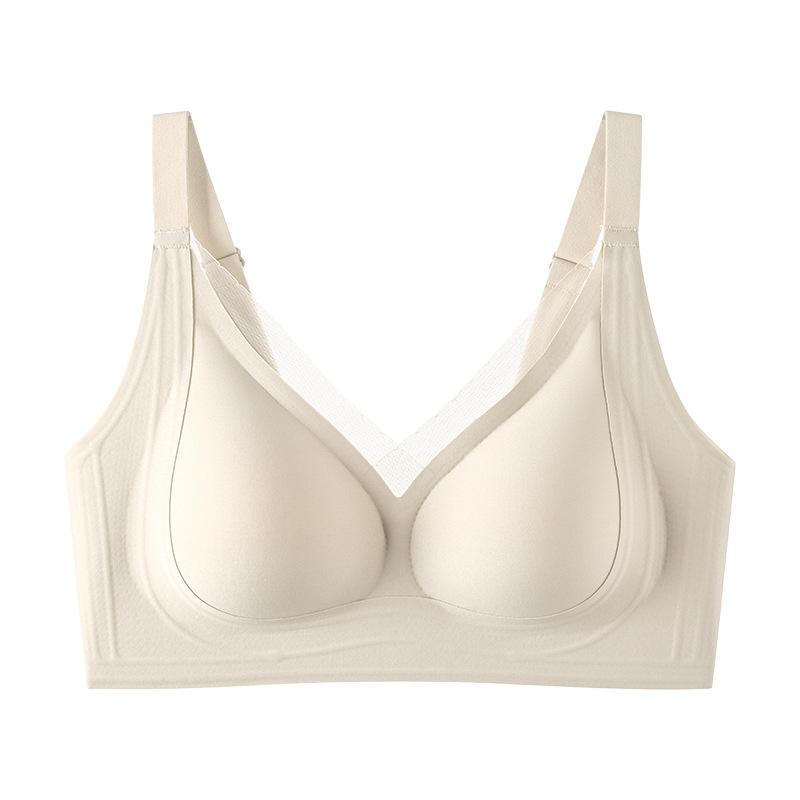 Traceless chest lift underwear, three-dimensional support, round and full, comfortable, antibacterial, healthy and soft support bra m(recommended 45-52.5kg )