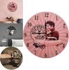 Minimally Retro Elvis Presley Patterned Wall Clock For Living Room Decor