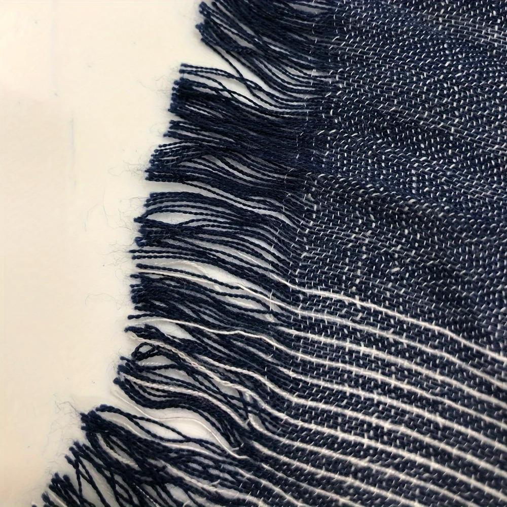New 190*80cm Artistic Style Striped Cotton Linen Scarf Shawl Men's and Women's Same Style Mori Foulard En Mousseline Scarves
