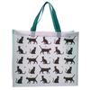 Sac shopping - Chats I Love my Cats - Rose - Cuir - Dos - Mixte