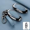 Zinc Alloy Leather Car Key Cover, For Hyundai Kona Ev Grandeur Gn7 Ioniq 6  , Protected Keychain Bag, Car Accessories