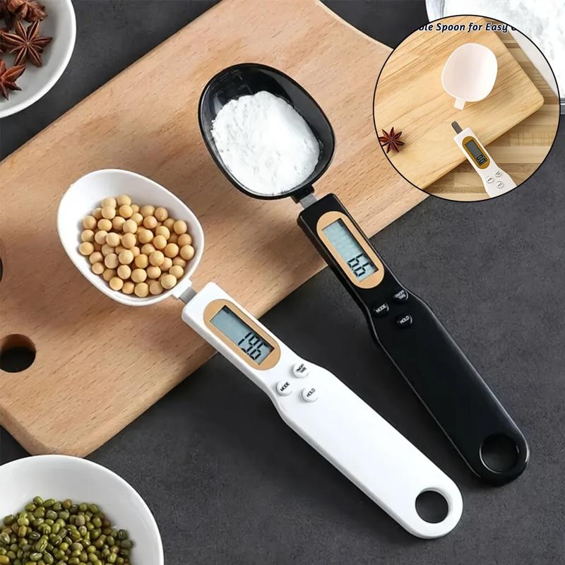 Digital Kitchen Scale Mini Spoon Scale Lcd Electronic Food Scale Milk Coffee Powder Weight Measure Spoon Kitchen Baking Tools