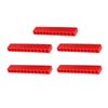 5pcs 12 Holes Screwdriver Bit Holder Plastic Material Bit Holder Organizer Workshop Use