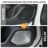 For Peugeot 2008 2019 - 2025 E2008 2020 - 2025 Door Stereo Audio Speaker Cover 4Pcs Decoration Sticker Trim Interior Accessories