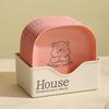 HANDUNYOU Creative Ceramic Bone Tray - Cute Bear Design