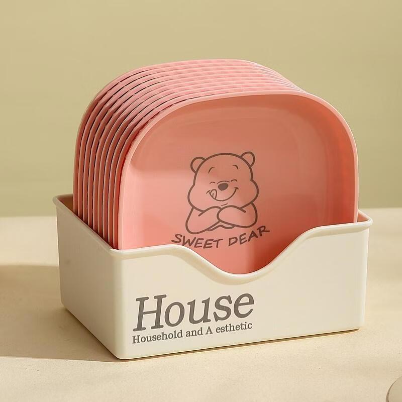 HANDUNYOU Creative Ceramic Bone Tray - Cute Bear Design