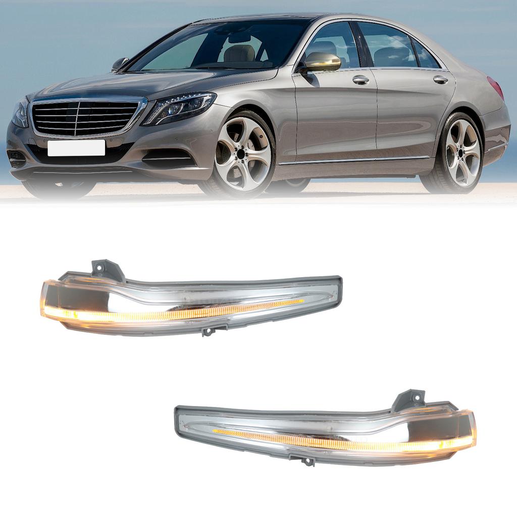2Pcs Original Rearview Mirror Indicator Light for Mercedes Benz C E S GLC W205 X253 W213 W222 Turn Signal Lamp