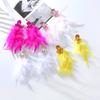 New Style Feather Long Earrings - Long and Elegant Ethereal Earrings with High-end and Unique Style. Ear Ornaments.