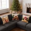 2D Printed Christmas Pillow Covers Tree Xmas Pillowslip Home Decor Throw Cushion Case Home