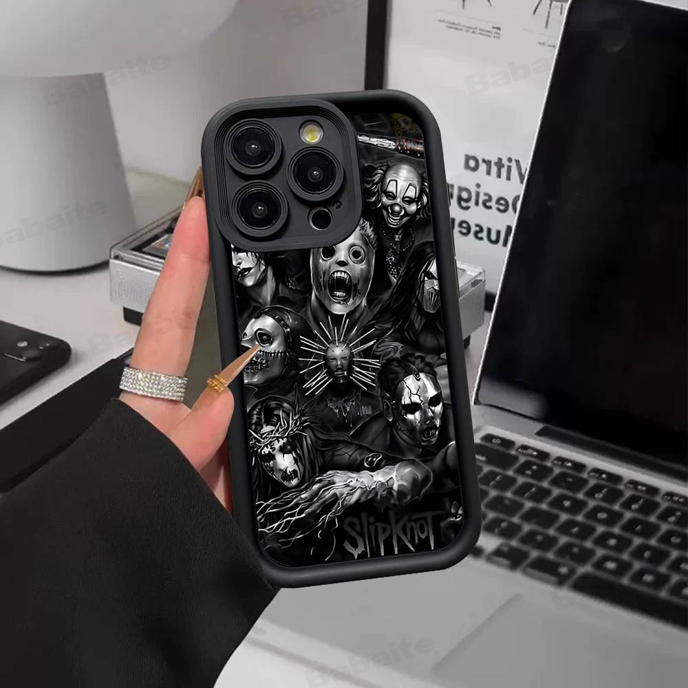Band Cool-S-SlipknotS-S Phone Case For IPhone 17 16 15 14 13 12 11 Pro Max Mini Plus Soft TPU Back Cover