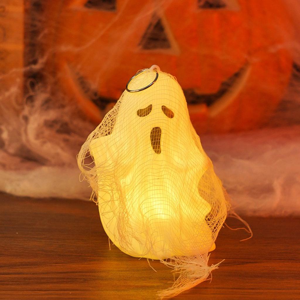 Halloween Decoration Children's Portable Pumpkin Doll Atmosphere Light Ornaments Props Pendant