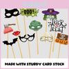 Halloween Themed Photo Props 30pcs Paper Party Supplies For Celebrations