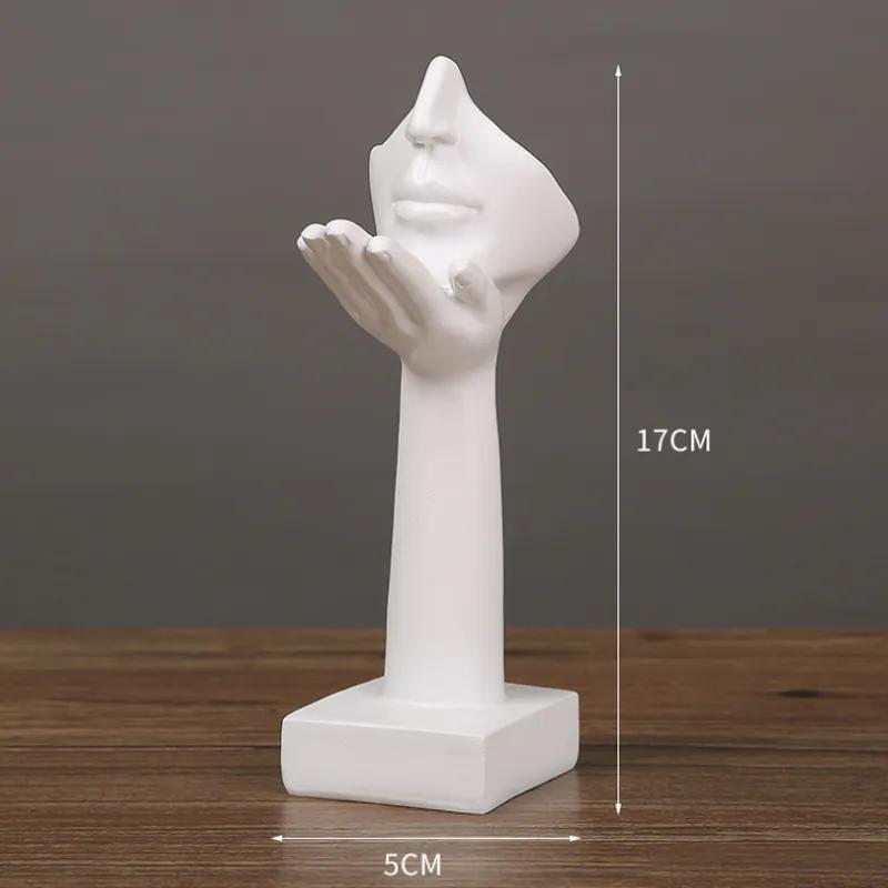 Personalized Abstract Art Mask Character Ornament Creative Resin Crafts Entrance Wine Cabinet Decoration Window Display Decoration Ya782