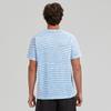 Under Armour Dopamine Print Simple Logo Sports Striped Crew Neck Short Sleeve T-Shirt Unisex Tops Blue 24500510-465
