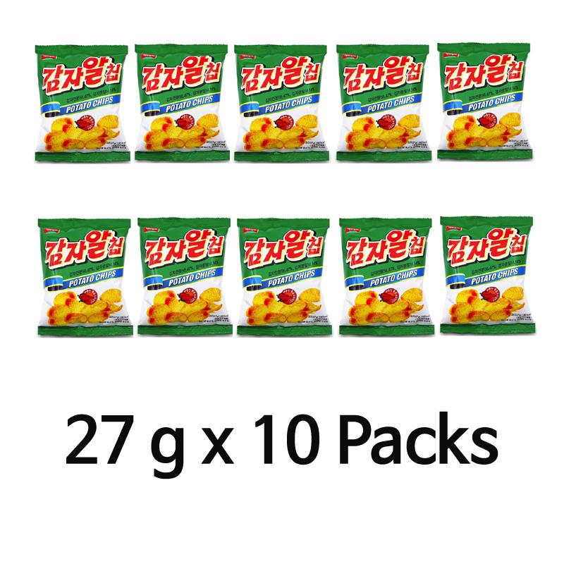

Закуска Хрустящие картофельные чипсы Жареное острое печенье кочхуджан Корейская еда (27 г х 10 упаковок) (27 г х 40 упаковок) (2 варианта) 27g x 10 Packs