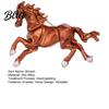 Exquisite Horse Pin Brooch Chinese Zodiac Year of Enamel Vintage