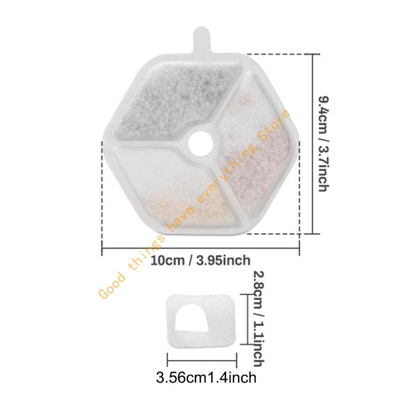 Durability Cats Water Fountains Filter Cartridges Efficient Purifications System for Pet Water Fountains Systems 55KF