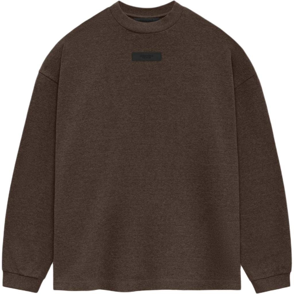 Fear of God Essentials SS24 Long Sleeve T-shirt 'Heather Wood' Unisex 125SU244202F